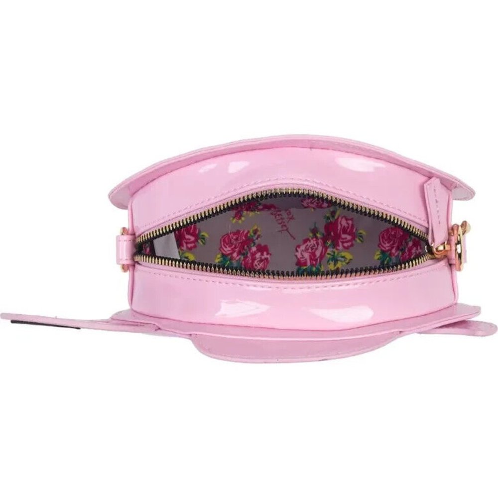 Betsey Johnson Kitsch Betsey Flamingo Floaty Small Crossbody Bag Pink New Sealed - Picture 11 of 13